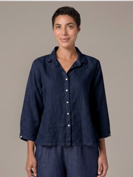 Hi-Low Crop Shirt by Cut Loose