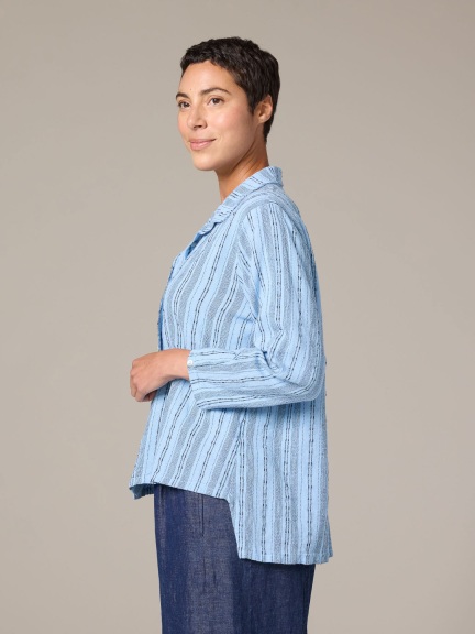 Hi-Low Crop Shirt by Cut Loose