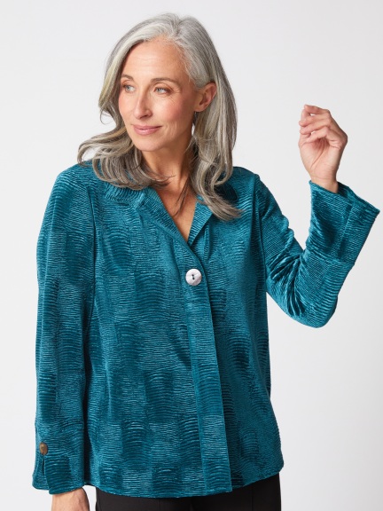 Hidden Placket Swing Shirt by Habitat