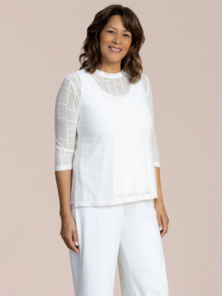 Honeycomb Mesh Everyday T by Sympli