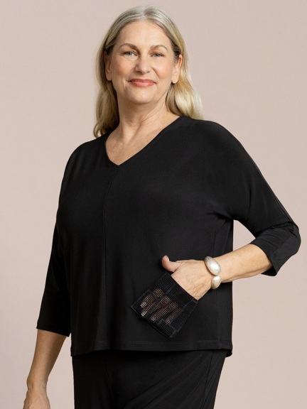 Honeycomb Mesh Revel Top by Sympli