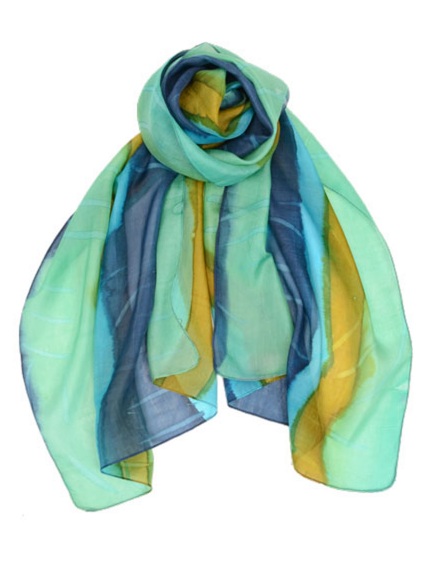 Johanna Hand Painted Scarf by Asian Eye
