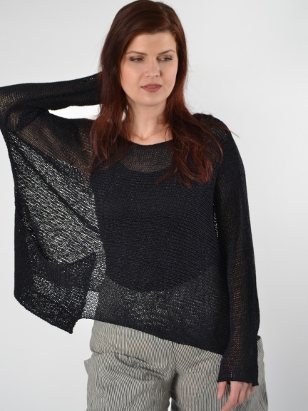Knit Mesh Sweater by Alembika