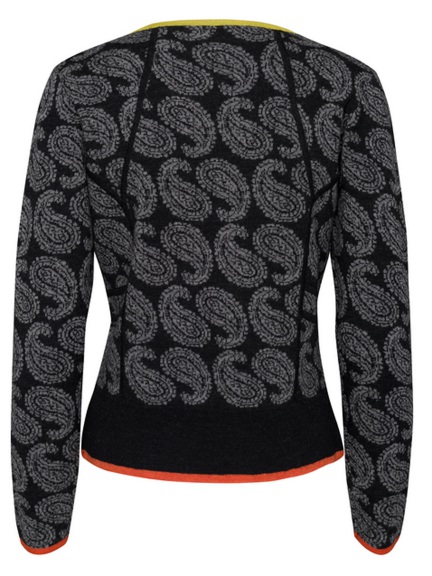 Knit Paisley Jacket by Eva & Claudi