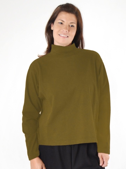 L/S Mock Shirt by PacifiCotton