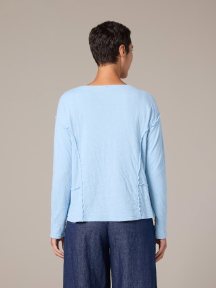 L/S Raw Edge Top by Cut Loose