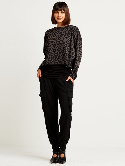 Leopard Crop Tee by Planet by Lauren G