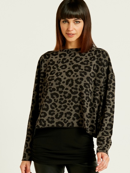 Leopard Crop Tee by Planet by Lauren G
