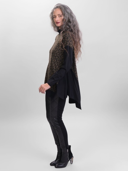 Leopard Swing Top by Alembika at Hello Boutique