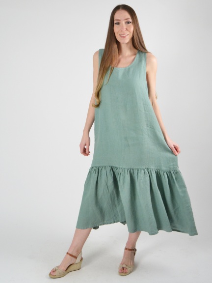 Light Linen Salome Dress by Bryn Walker