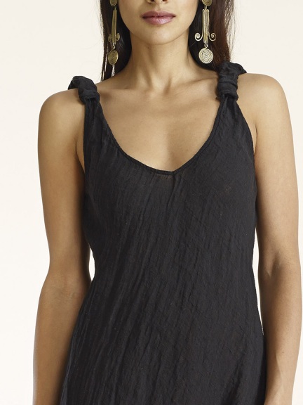 Linen Gauze Bias Dress