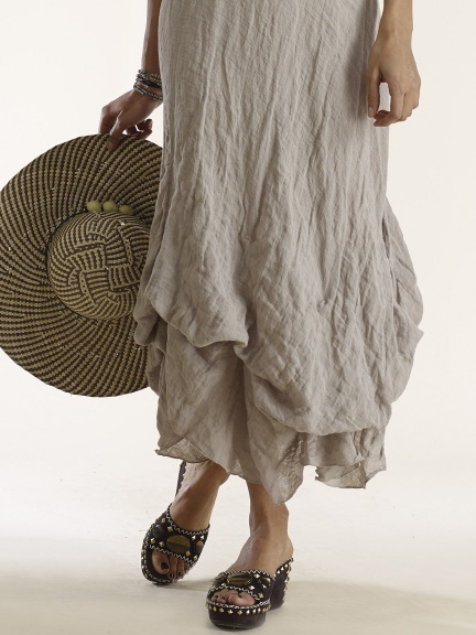 Linen Gauze Bias Dress Linen Gauze Bias Dress