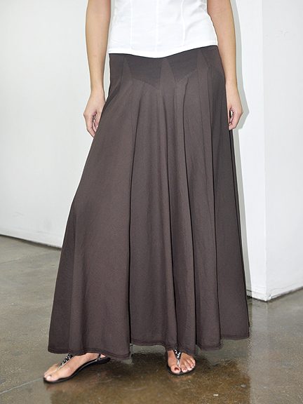 Long Skirt w/ Darts by Luna Luz at Hello Boutique