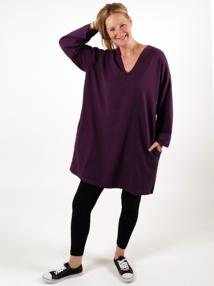 Long Sleeve Bingley Dress by Pacificotton