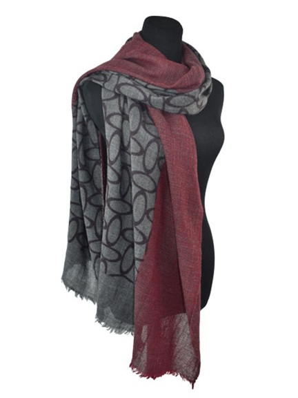 Marissa Contemporary Wool Scarf by Dupatta Designs