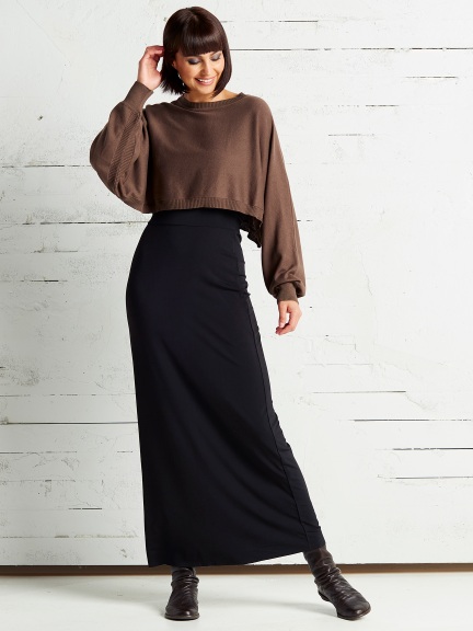 slimming maxi dress
