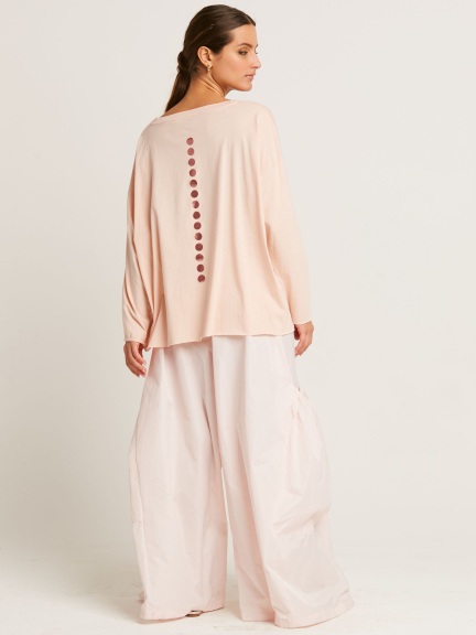 Metallic Dot Dot Dot Boxy T by Planet by Lauren G