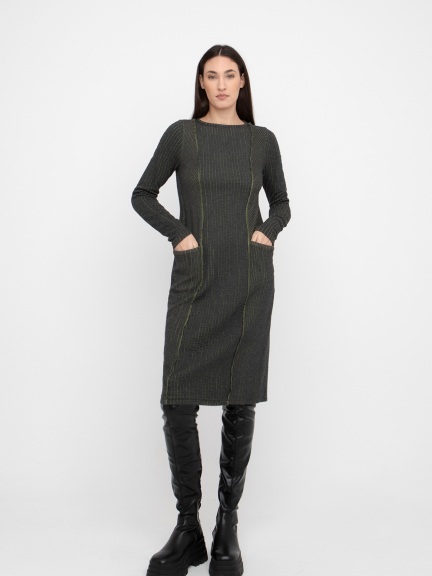 Mira Seam Pocket Dress by Ozai N Ku