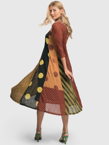 Mix Flow Pocket Dress by Alembika