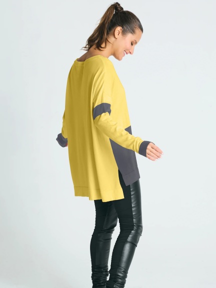 Mod Graphic Crewneck Sweater by Planet by Lauren G