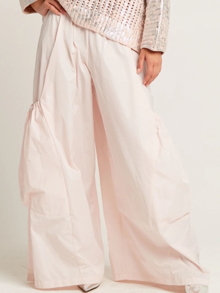 Nylon Big Pocket Pants by Planet by Lauren G