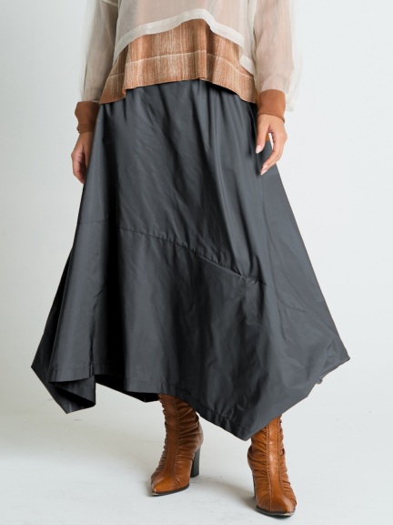 Nylon Signature Architectural Skirt by Planet by Lauren G