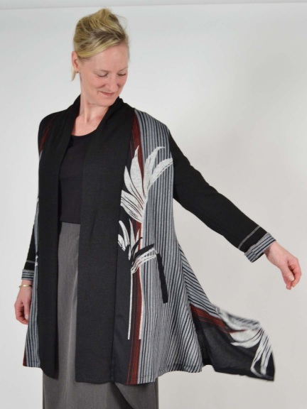 Palm Leaf Jersey Duster by Aris A.