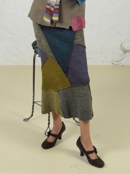 Patchwork Skirt by Butapana