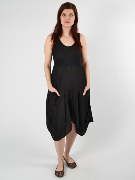 Petal Hem Dress by Inizio
