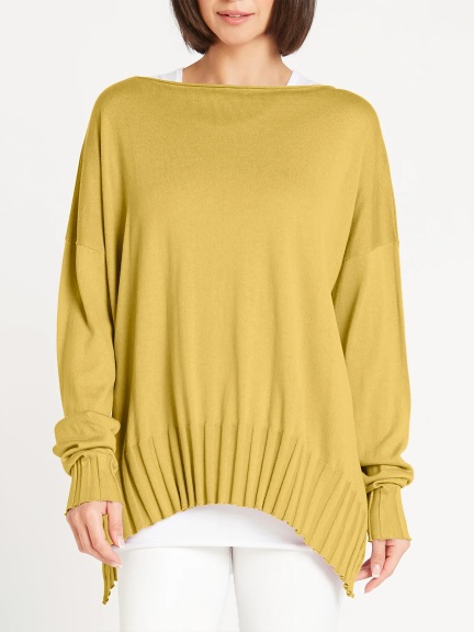 Pima Cotton Boatneck Rib by Planet by Lauren G