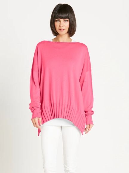Pima Cotton Boatneck Rib by Planet by Lauren G