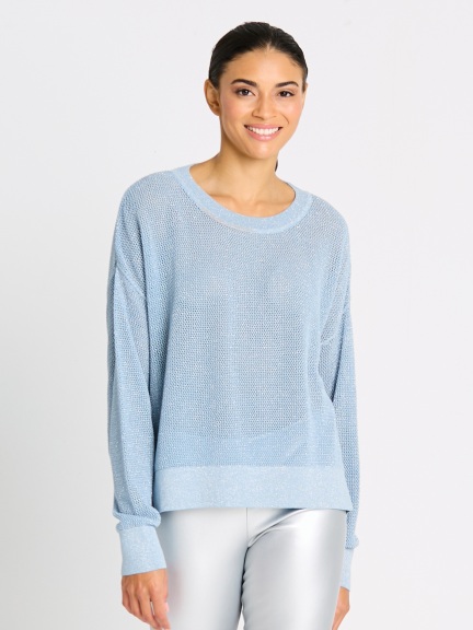 Pima Cotton Metallic Mini Seed Stitch by Planet by Lauren G