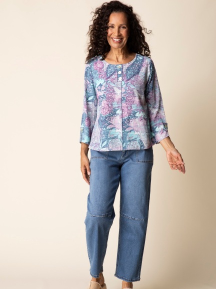 Pleat Back Pullover by Habitat