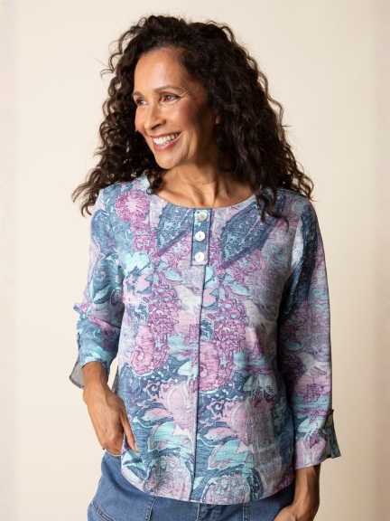 Pleat Back Pullover by Habitat