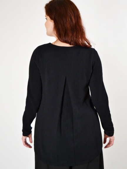 Pleat Back Tunic by Kinross Cashmere