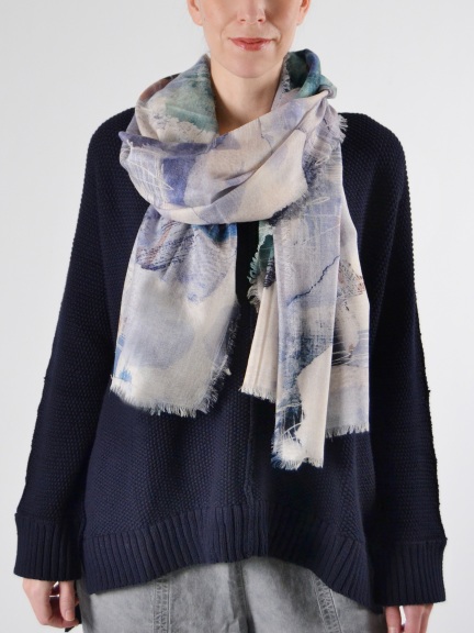 Plein Air Print Scarf by Kinross Cashmere