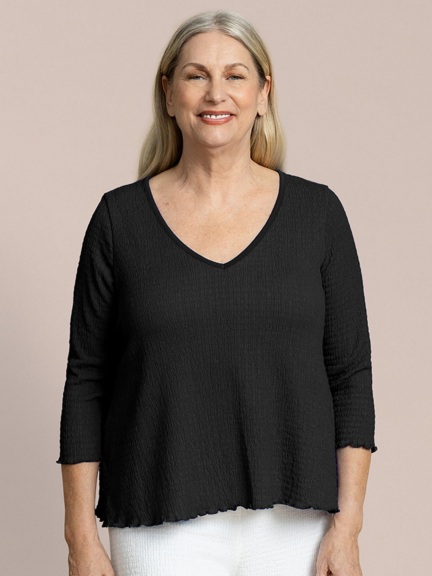 Pop V-Neck Top by Sympli