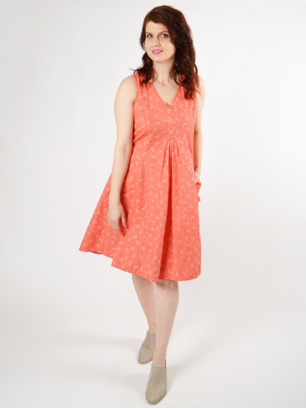 Tulip Clothing Poppie Womens Dress in Sand Dollars
