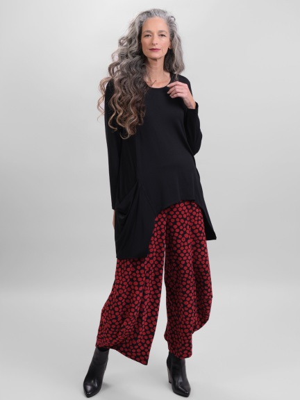 Raspberry Spotted Punto Pant by Alembika