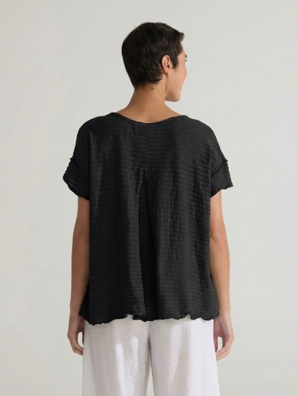 Raw Edge Aline Tee by Cut Loose