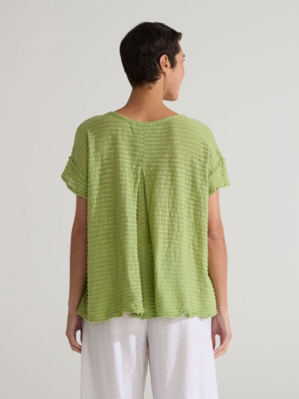Raw Edge Aline Tee by Cut Loose