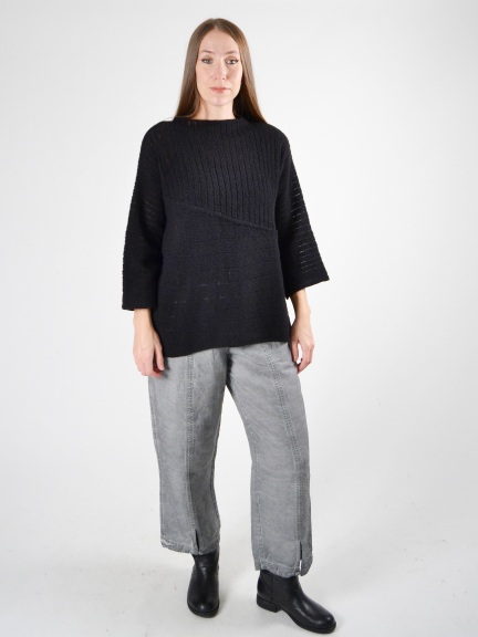Ribbed Pullover by Grizas