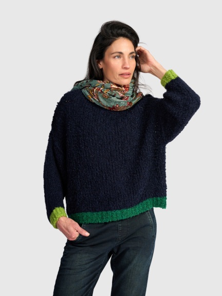 Riff Boucle Sweater by Alembika