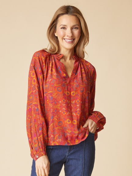 Ruched Collarshirt by Habitat