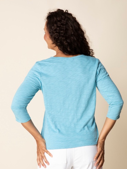 Ruched Sleeve Tee by Habitat