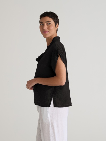 S/S Cowl Top by Cut Loose