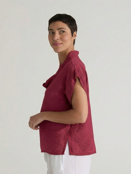 S/S Cowl Top by Cut Loose