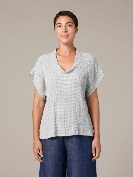 S/S Cowl Top by Cut Loose