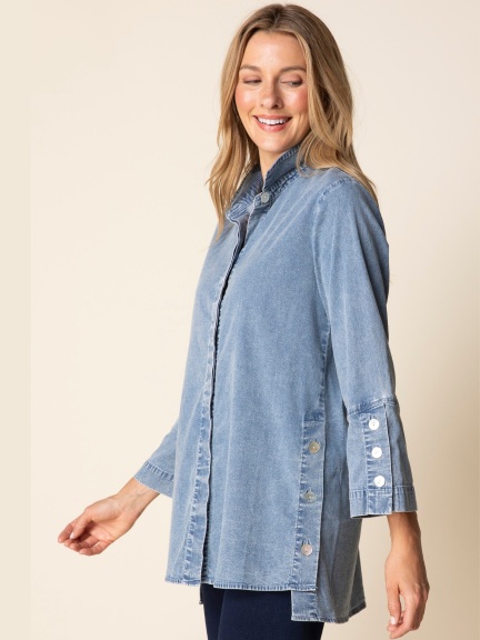 Side Button Tunic by Habitat