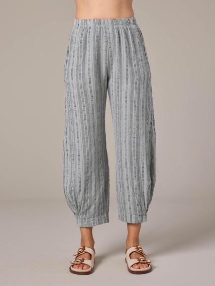 Side Pleat Lantern Pant by Cut Loose